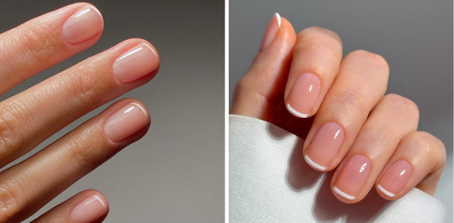 French manucures classiques par @matejanova, @look8thenails