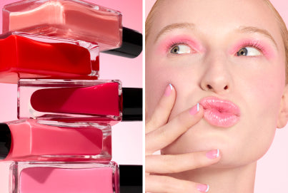 Packshot flacons Green Jelly, Lifestyle visage vernis Green Jelly