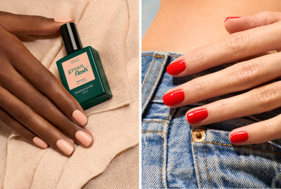 Lifestyle porté Milky Peach et Lava